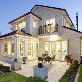 Luxury kothi with modern architecture, spacious balcony, landscaped garden, and premium interiors