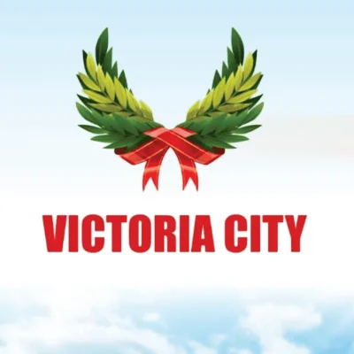 Official logo of Victoriya City, a real estate brand.